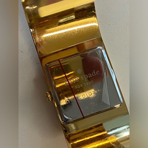 Kate Spade Pink Goldtone Bangle watch, new condition, Live Colorfully - Picture 7 of 10